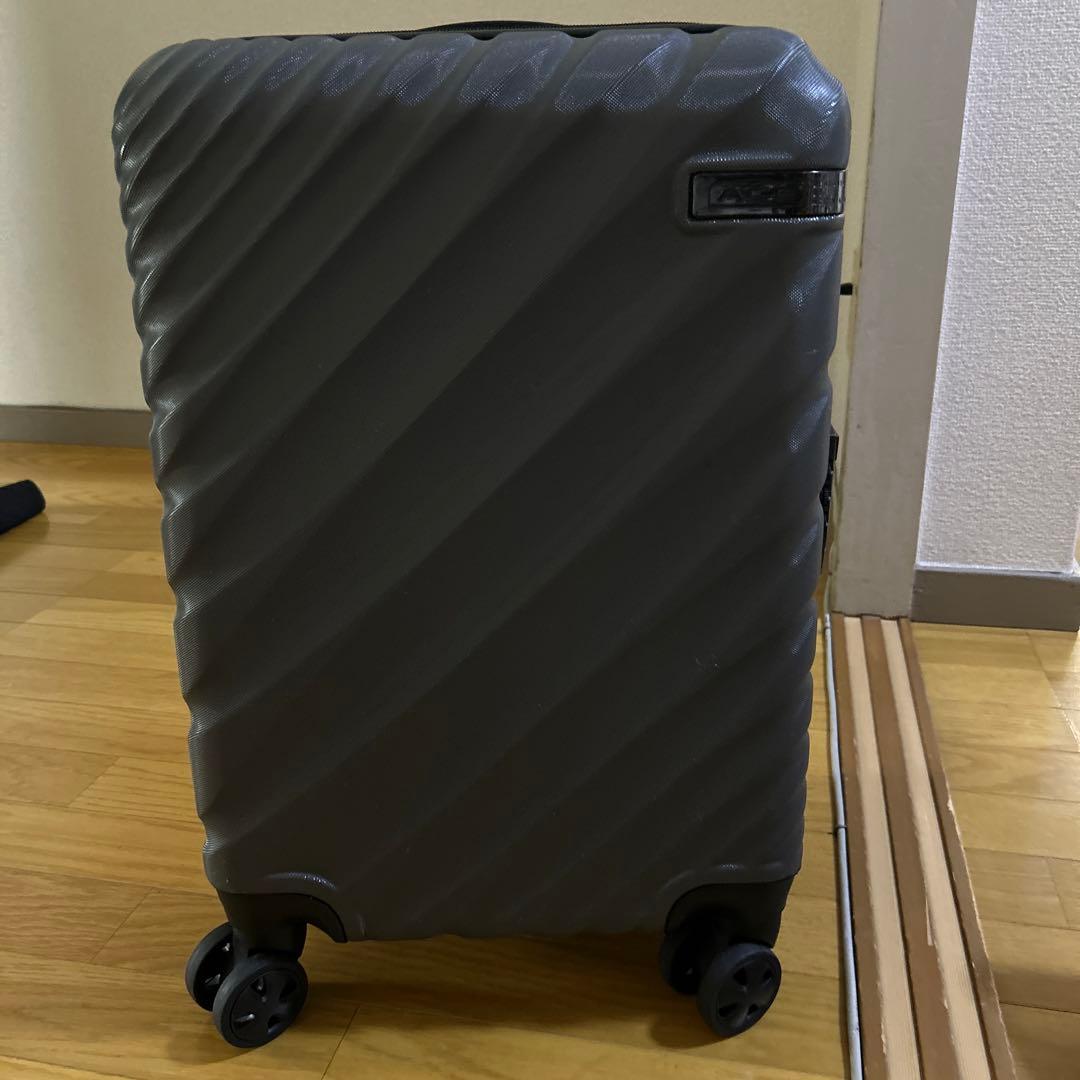 ACE グレー ストライプキャリーケース