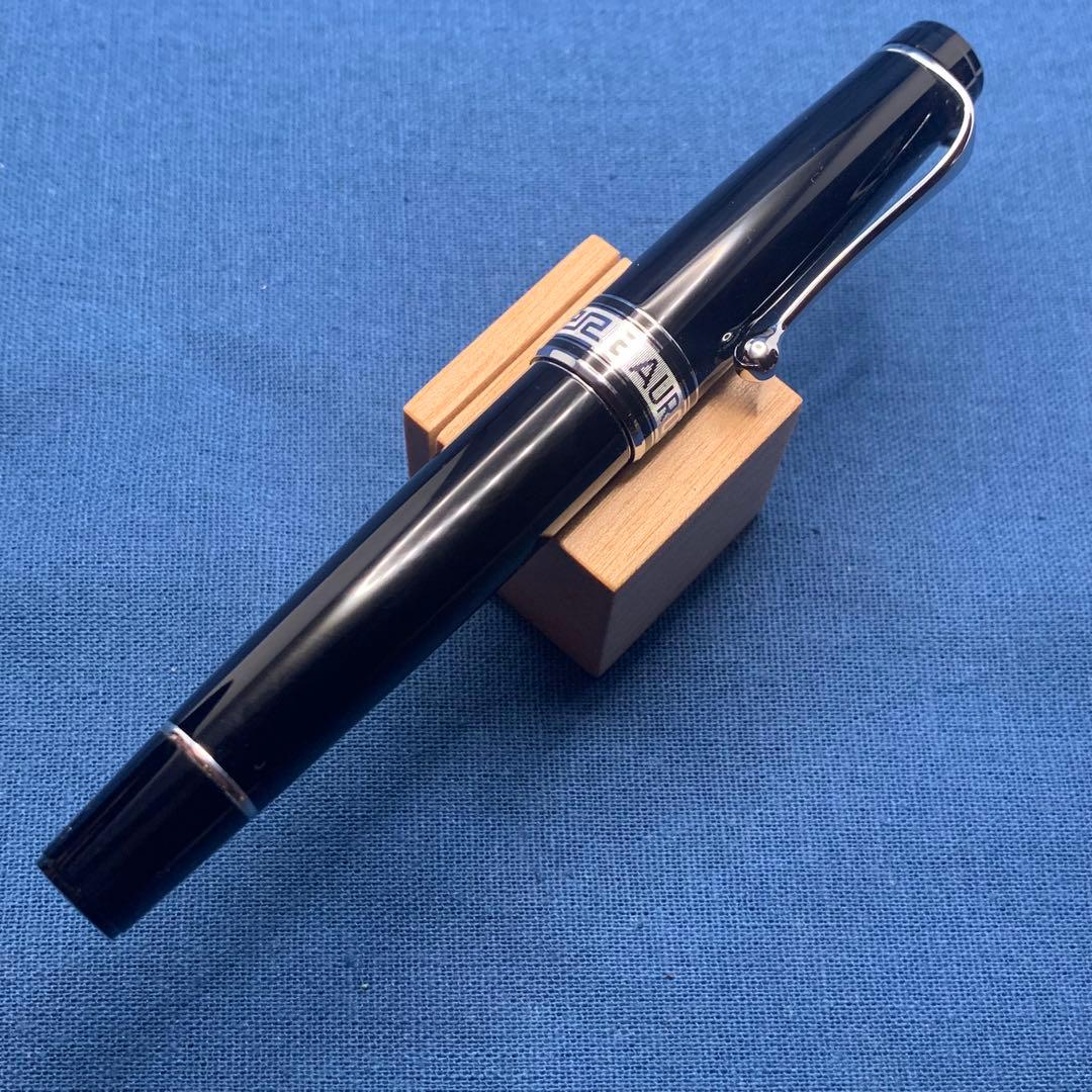 【良品】アウロラ　オプティマ　ネロ　万年筆 14K B CT
