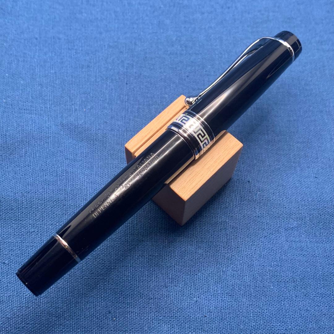 【良品】アウロラ　オプティマ　ネロ　万年筆 14K B CT