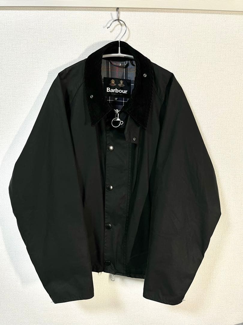Barbour TRANSPORT WAX 黒 38 トランスポート