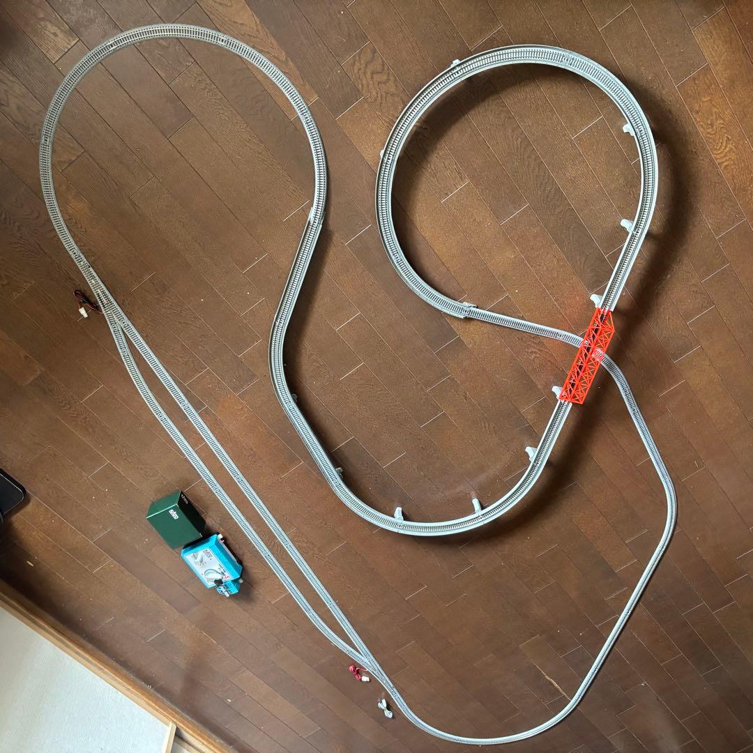 KATO ユニトラック 立体交差 エンドレスレールセット ポイント 鉄橋 線路