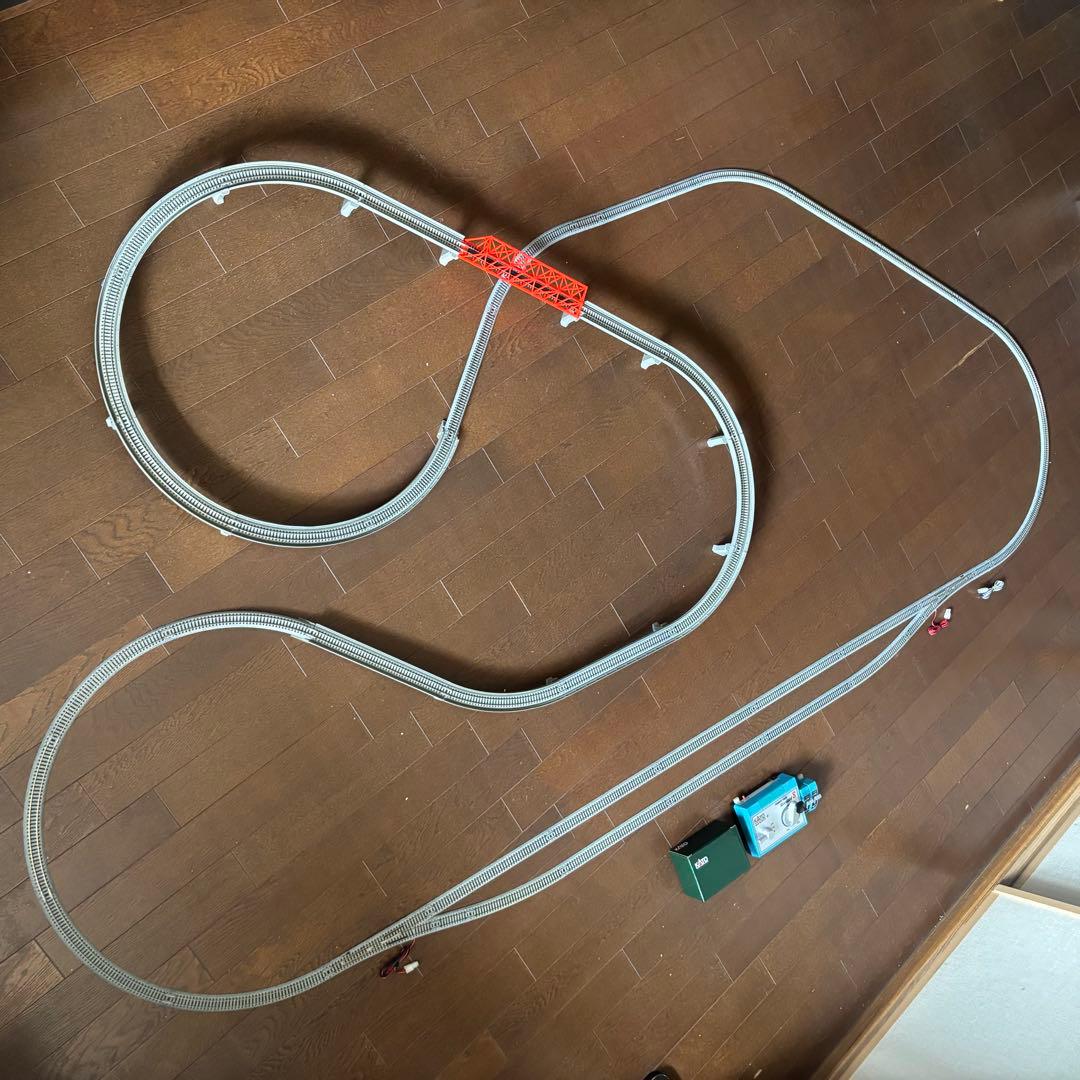 KATO ユニトラック 立体交差 エンドレスレールセット ポイント 鉄橋 線路