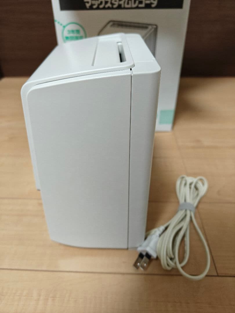 【美品】MAX製 タイムレコーダー ER-110S5 勤怠管理Sカードおまけ付き