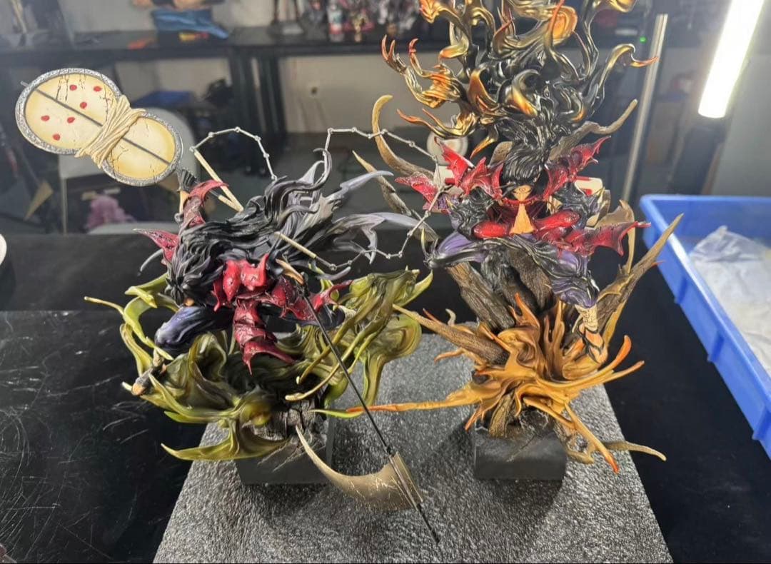 NARUTO ナルト 千手柱間 うちはマダラ ガレージキット ガレキ スタチュー