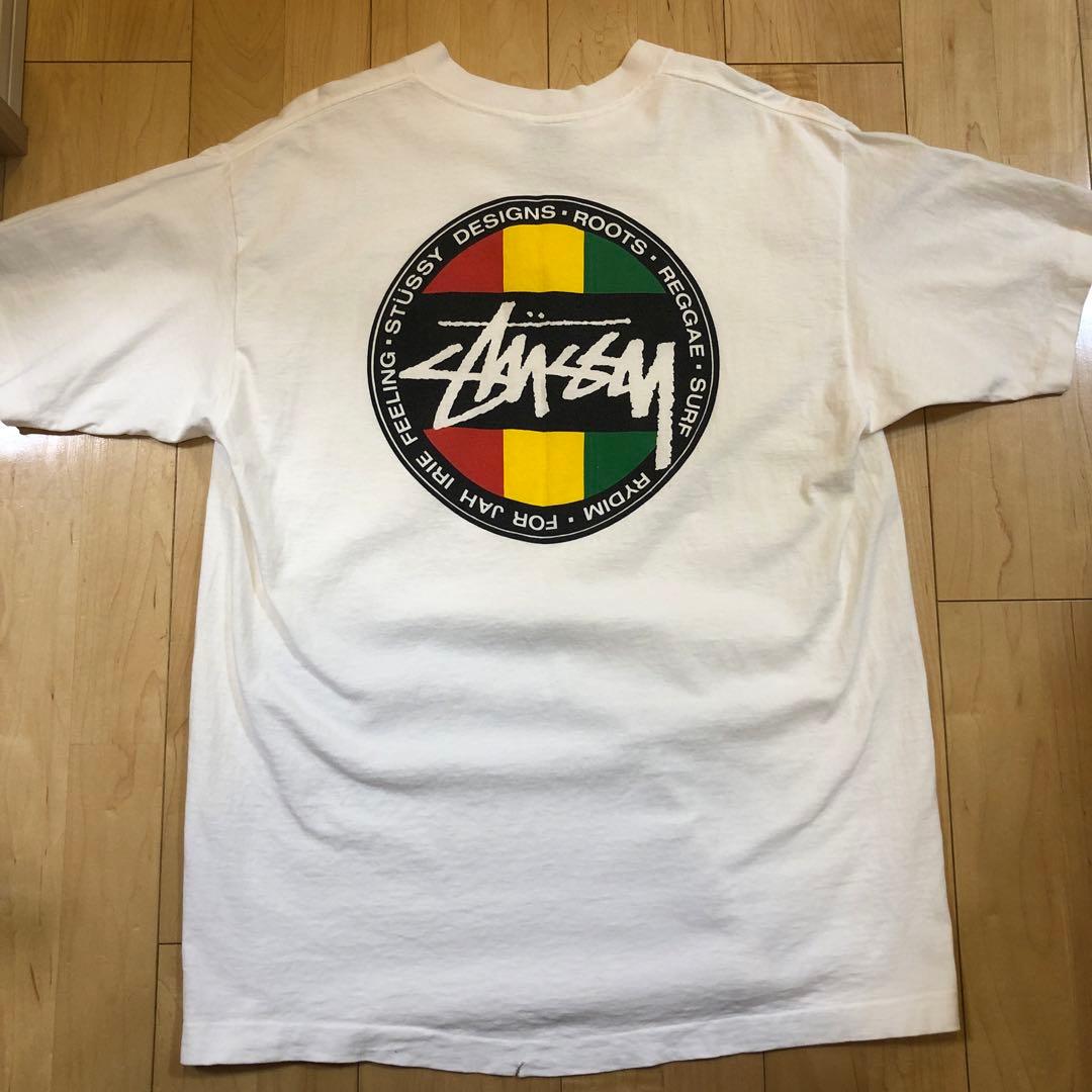 hadel希少‼️80s Old Stussy 黒タグ Tシャツ ラスタ