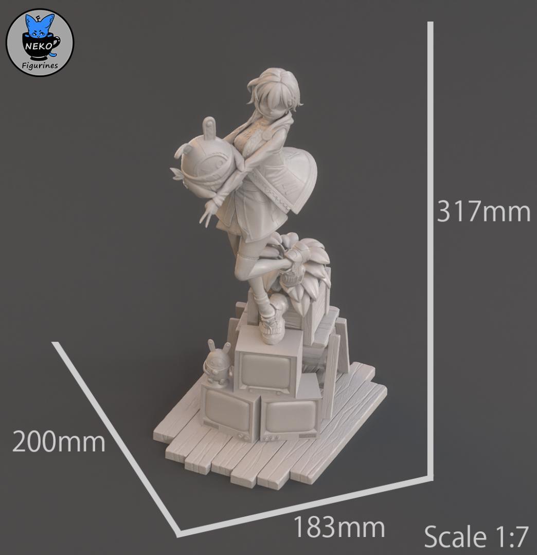 1/7正規品ガレージキット ゼンゼロ リン / 未塗装未組立