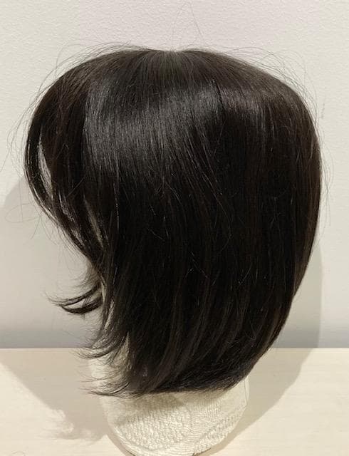 ウィッグ　ボブ　人毛100％　ナチュラルブラック　未使用品
