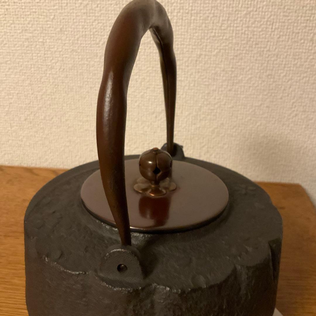 鉄瓶　京鉄瓶　茶道具　雪月花