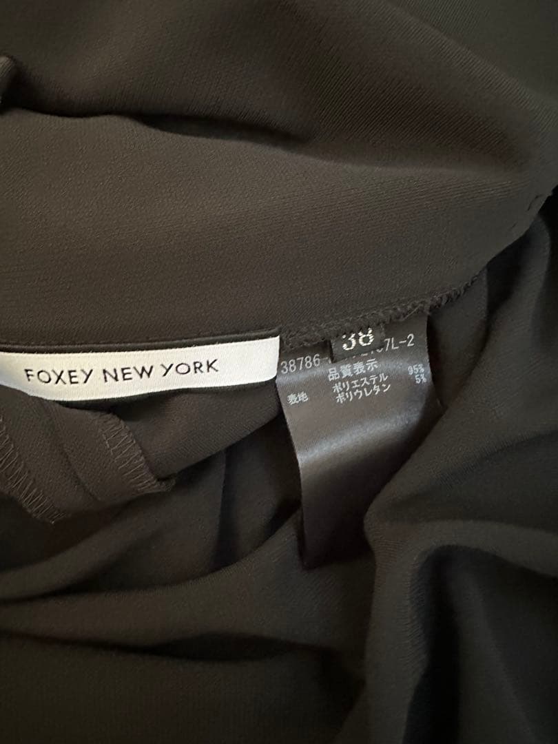 FOXEY NY ブラック フレアパンツ