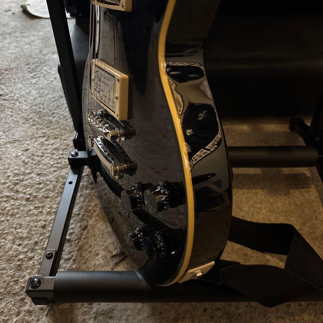 ギブソンケース付き Fシリアル Epiphone レスポール ブラック