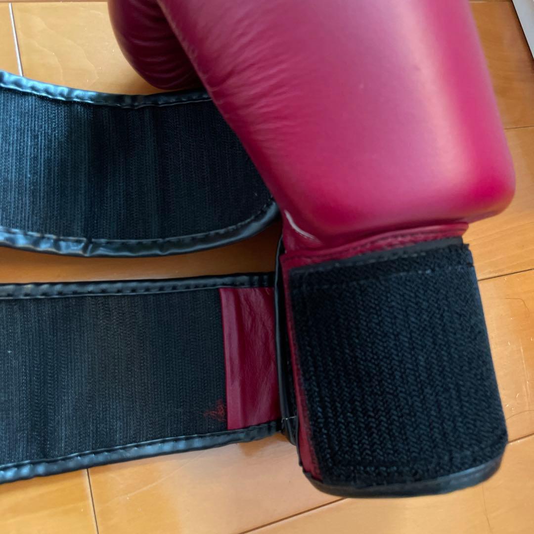 TWINS 本革 ボクシング グローブ 8オンス ワインレッド