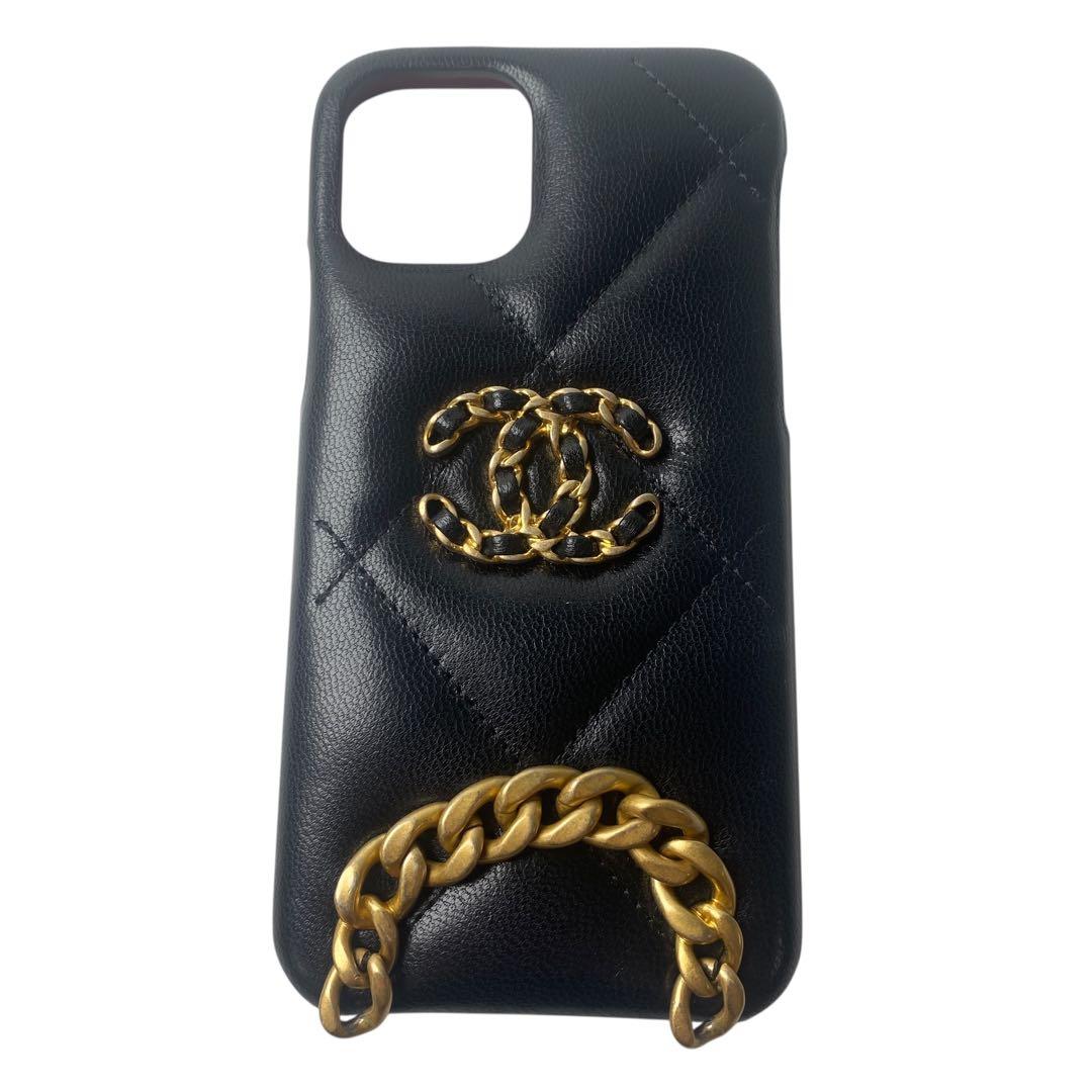 シャネルCHANELココマーク iPhoneケース チェーン ショルダー 30番