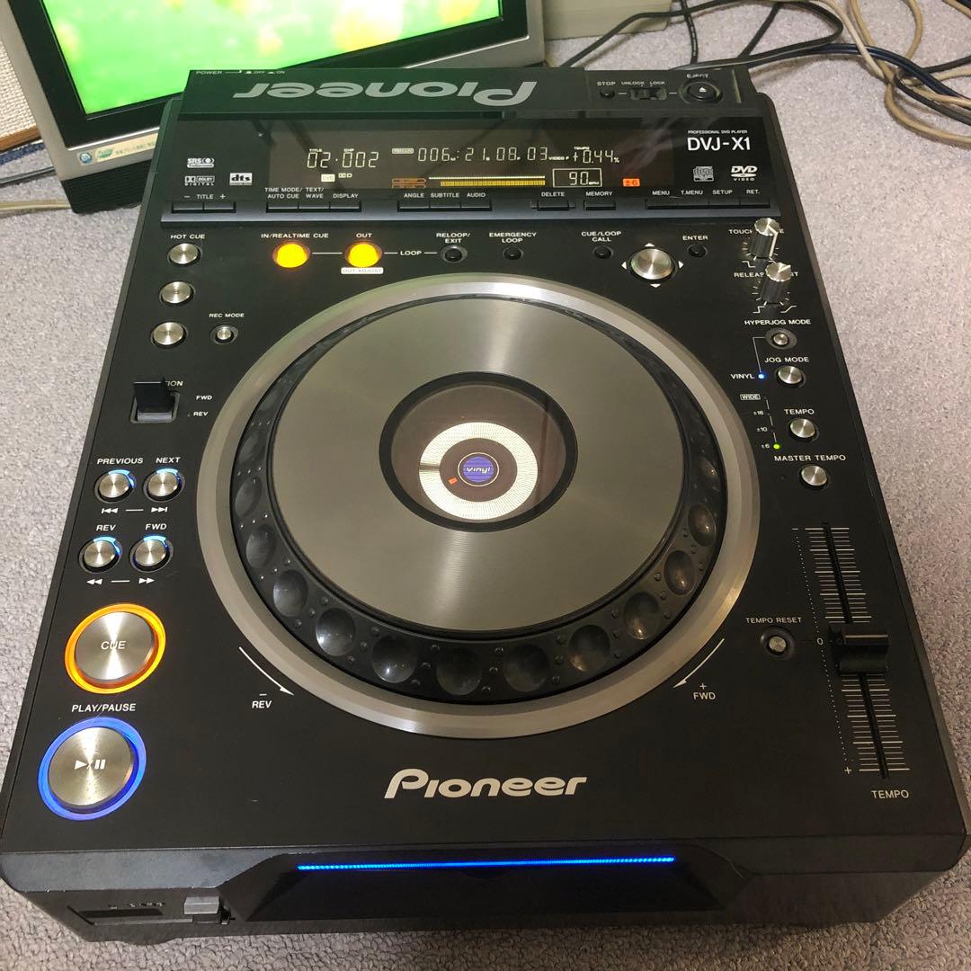 Pioneer DVJ-X1 DVDを映像ごとスクラッチできます　モニター付き