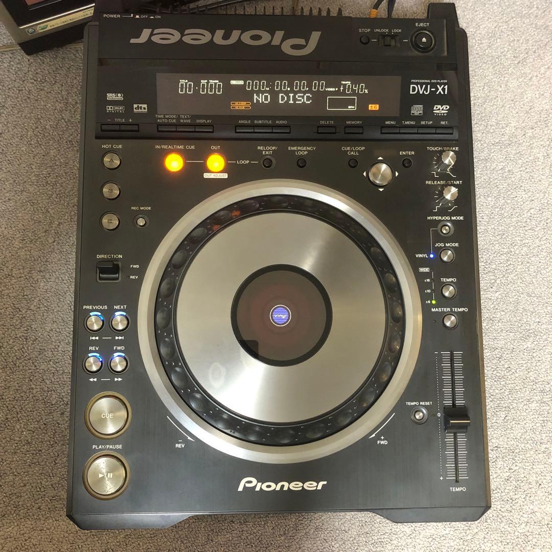 Pioneer DVJ-X1 DVDを映像ごとスクラッチできます　モニター付き