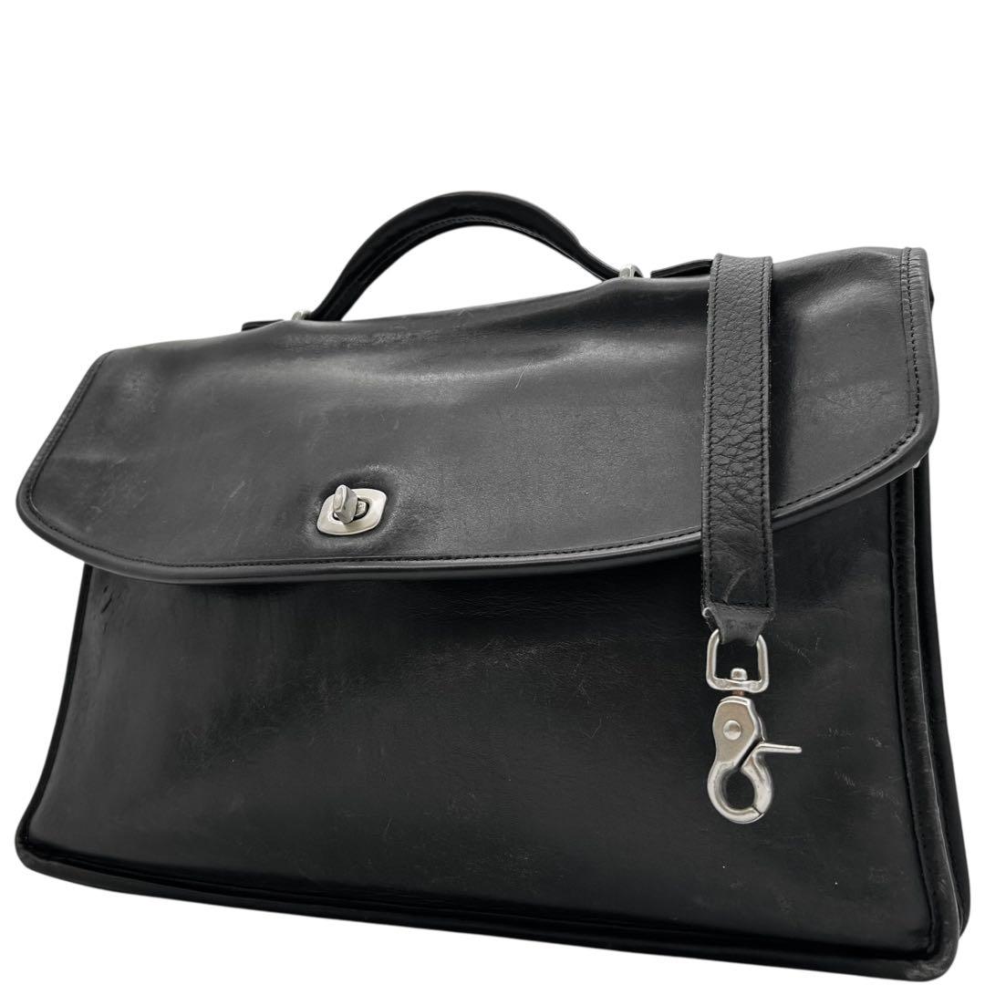 Old Coach Business Bag Shoulder 2way A4◎