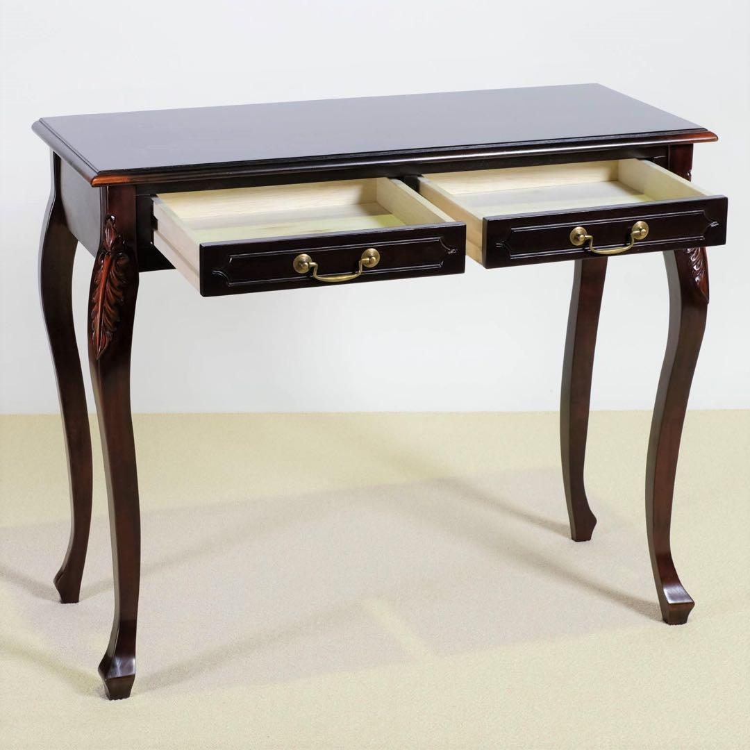 A 新品 コンソールテーブル アジアン 机 デスク サイドテーブル アンティーク