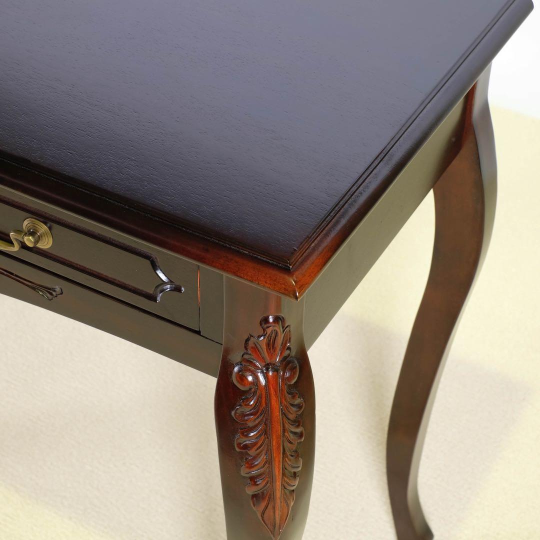 A 新品 コンソールテーブル アジアン 机 デスク サイドテーブル アンティーク