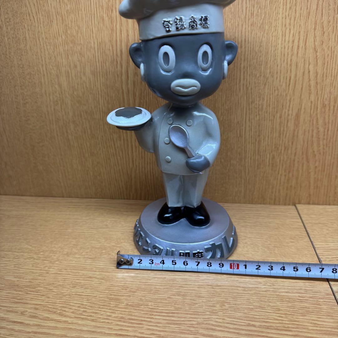 【オリエンタル坊や 中】首振り人形 モノクロver. 箱付き