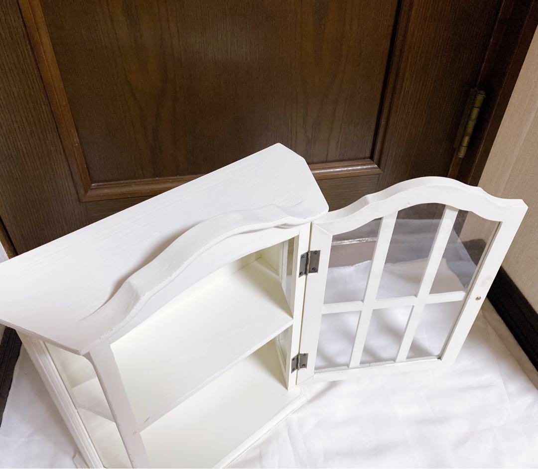 あ*み様 ガラスキャビネット　アンティークコレクションケース　不思議の国のアリス