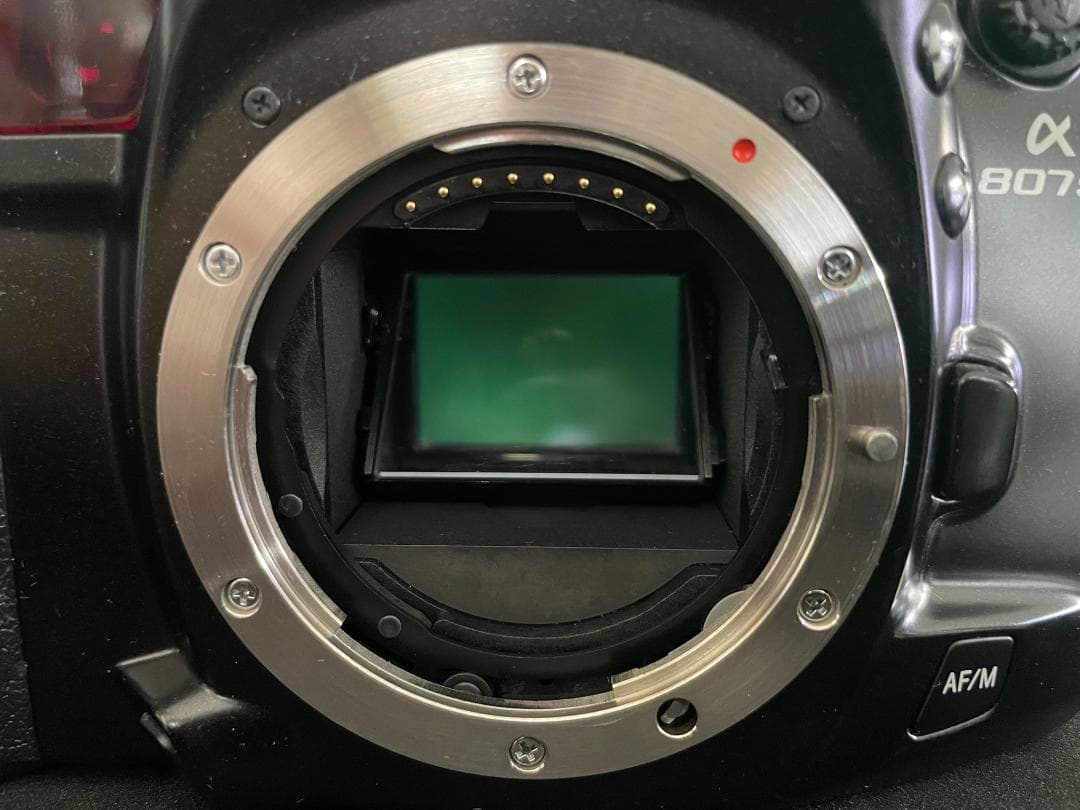 【稼働品】ミノルタα807si本体、50mm、28-200mm、縦型グリップ等々