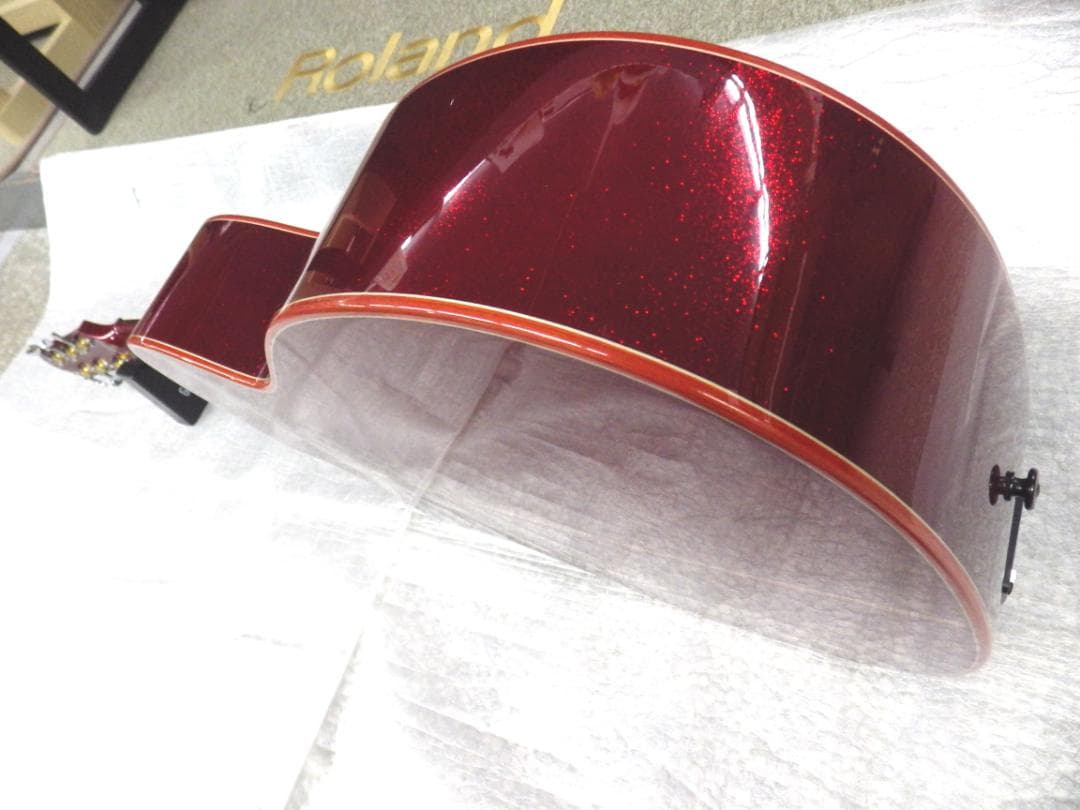 限定品　Sヤイリ　ラメ入り塗装　エレアコギター　YATK-1400EC/RDG