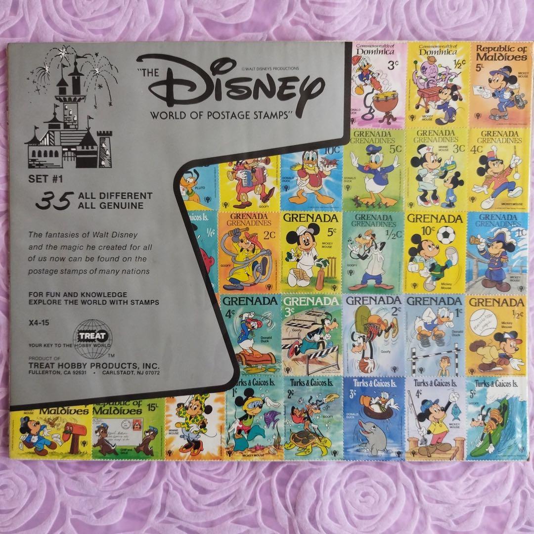 Disney　ディズニー　外国切手　ミッキー　ディズニー切手セット　レトロ
