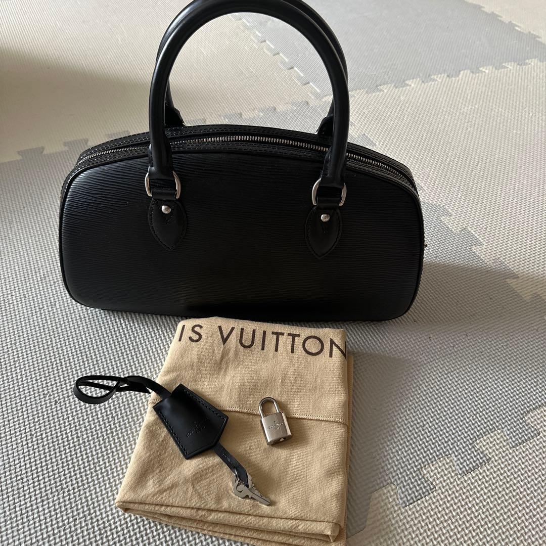 Louis Vuitton エピレザー ブラック ハンドバッグ