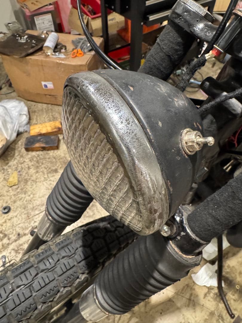 guide 5インチ　トラクターライト　ビンテージ　チョッパー