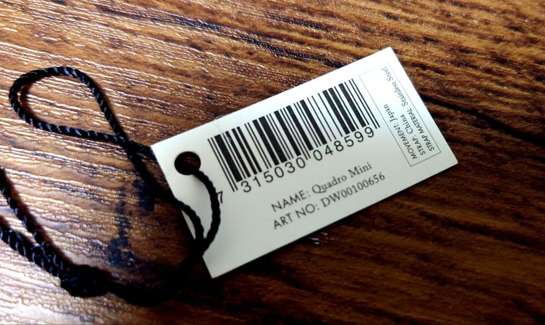 【ママカリ】ダニエルウェリントンQUADRO MINI EVERGOLD