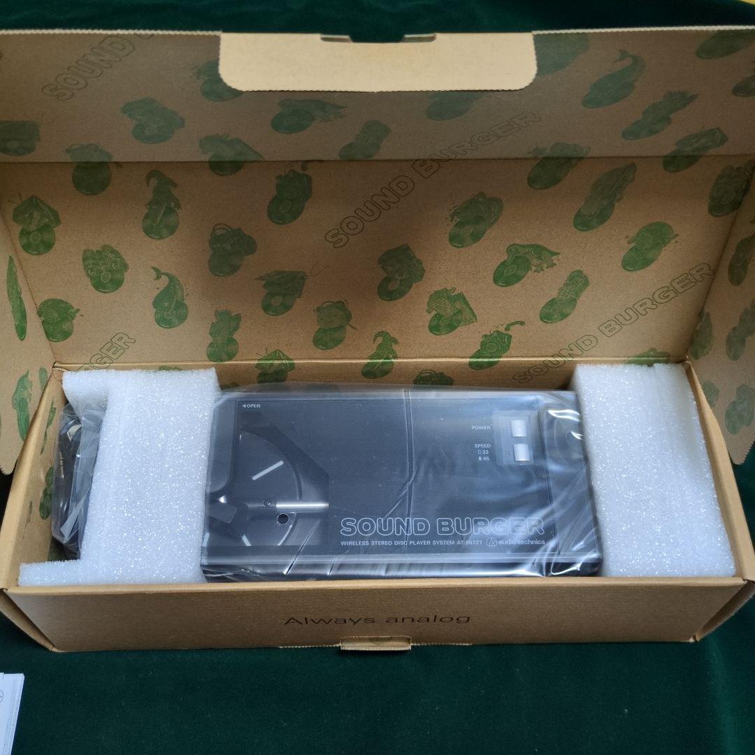 新品 SOUND BURGER サウンドバーガー オーディオテクニカ ブラック