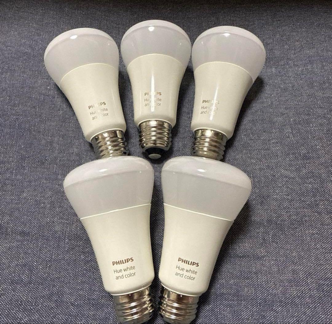 PHILIPS Hue White and Color LED電球 5個セット