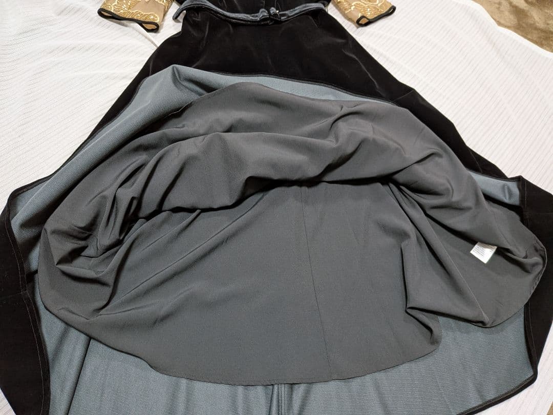 Leja ビスチェ風 レース花柄 ウエストベルト付 M