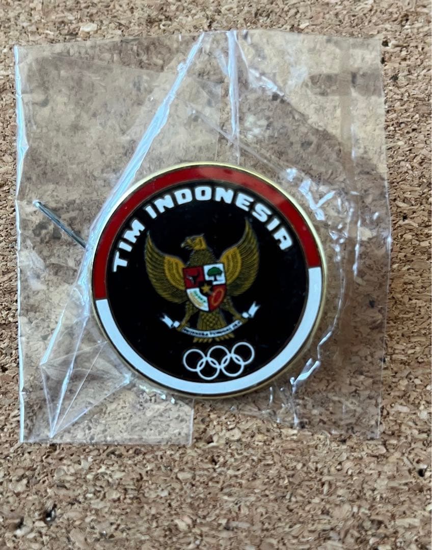 2024 パリオリンピック　インドネシア　IOC委員　ピンバッチ