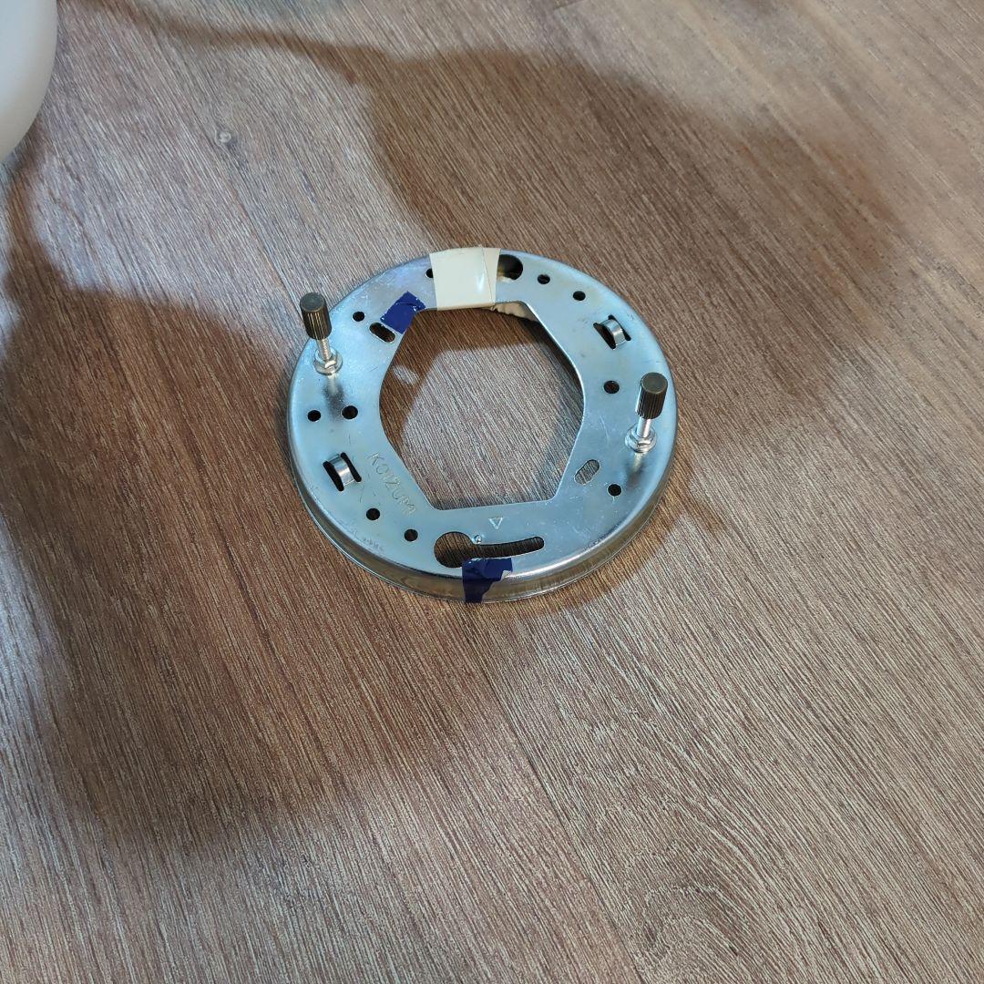 ホワイトガラス 8灯シャンデリア