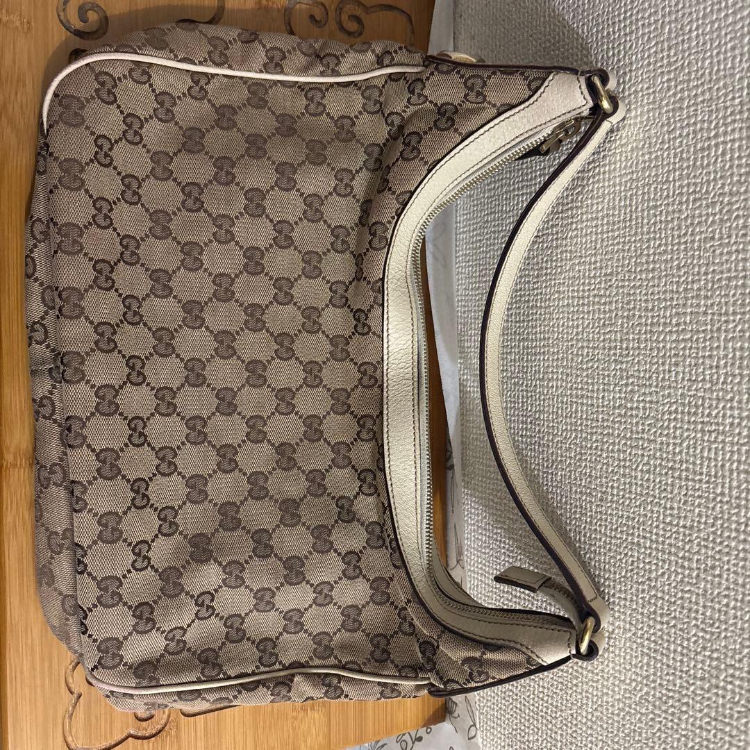 P*e様 Gucci ショルダーバッグ ベージュとブラウン