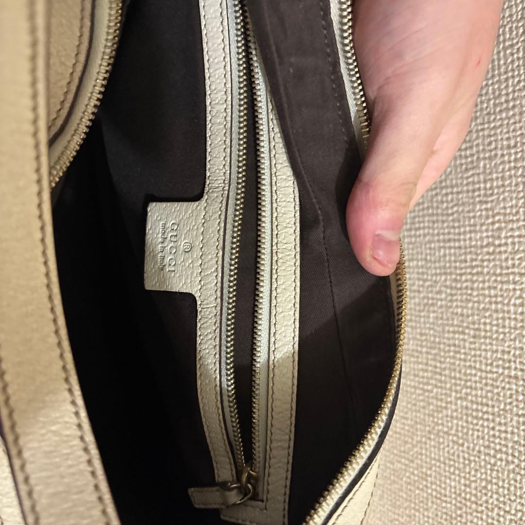 P*e様 Gucci ショルダーバッグ ベージュとブラウン