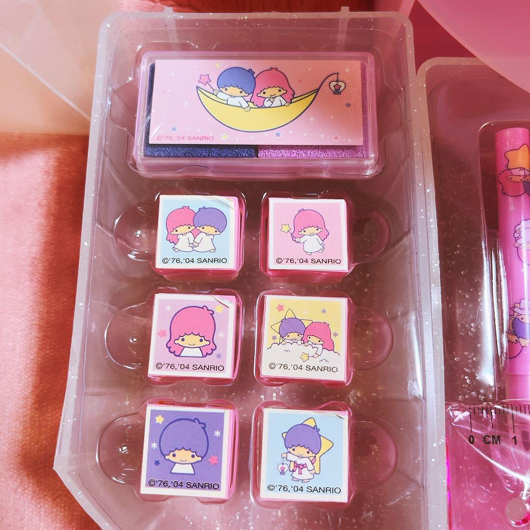 希少レア　キキララ　ミラー　チェスト　ステーショナリーセット　2004 サンリオ