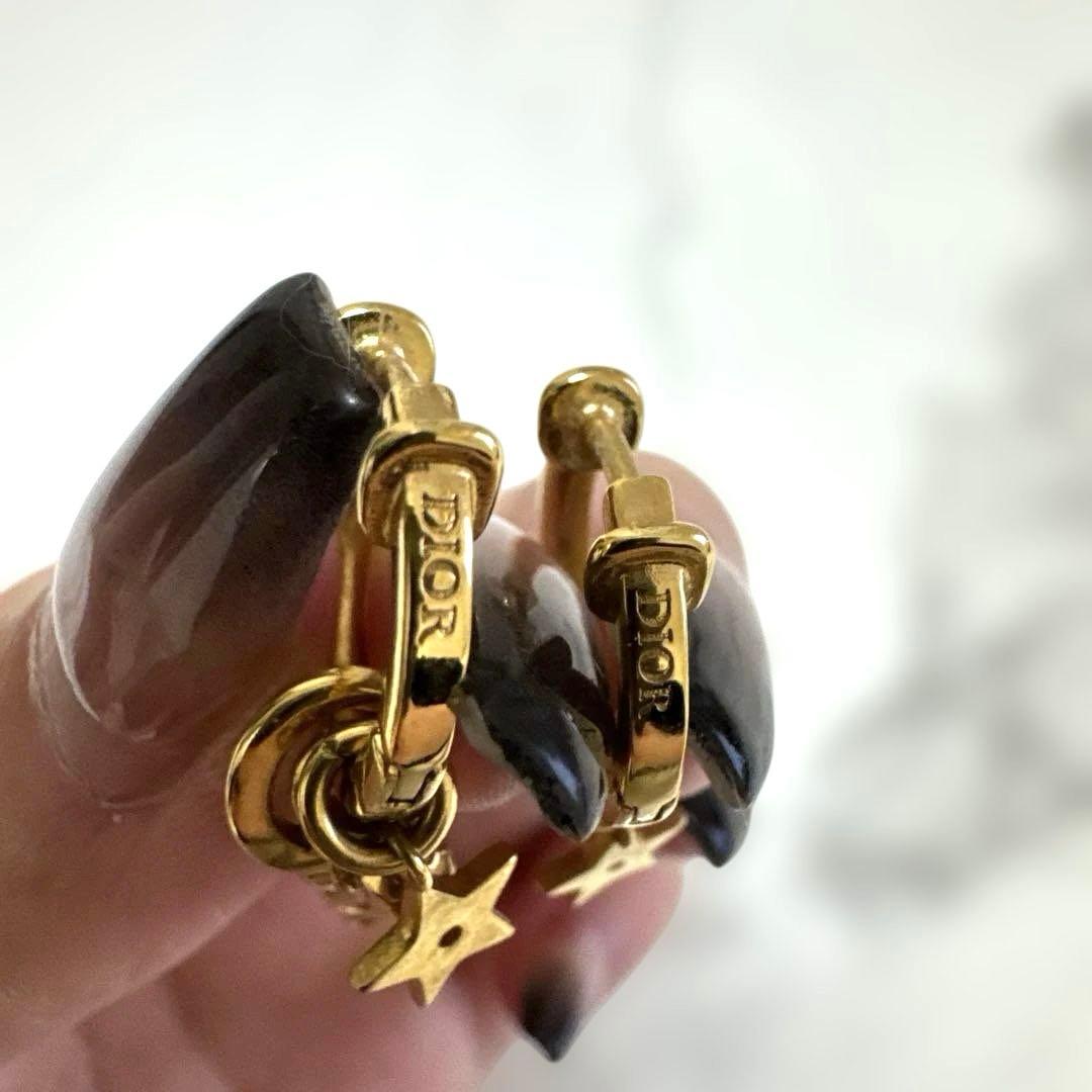 Dior♡ゴールド♡フープピアス♡