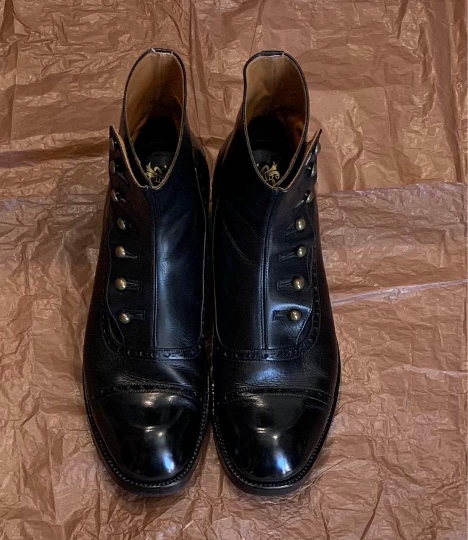 美品chausser ボタンブーツ　C-7039