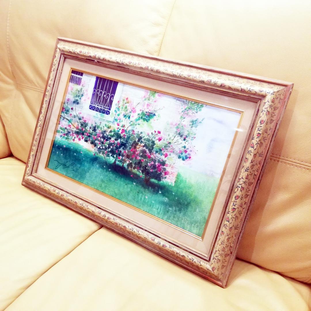 ◇真作 池田洋子 油彩 / ル・サロン会員・日美連