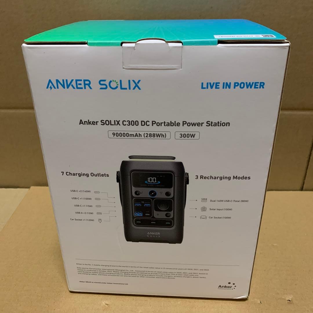 新品　Anker Solix C300 DC ポータブル電源