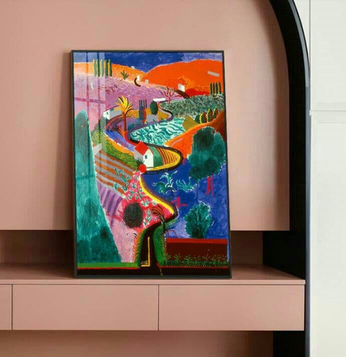 個人が手作りで絵を模造する レトロな油絵 創意絵画. 個人絵画.