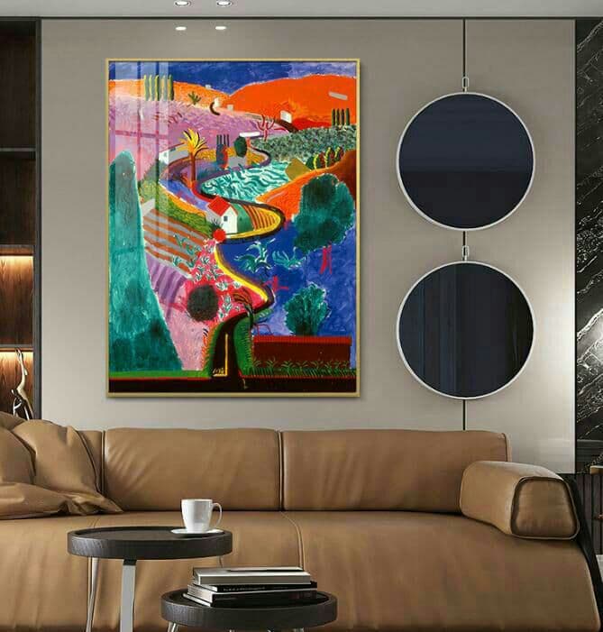 個人が手作りで絵を模造する レトロな油絵 創意絵画. 個人絵画.