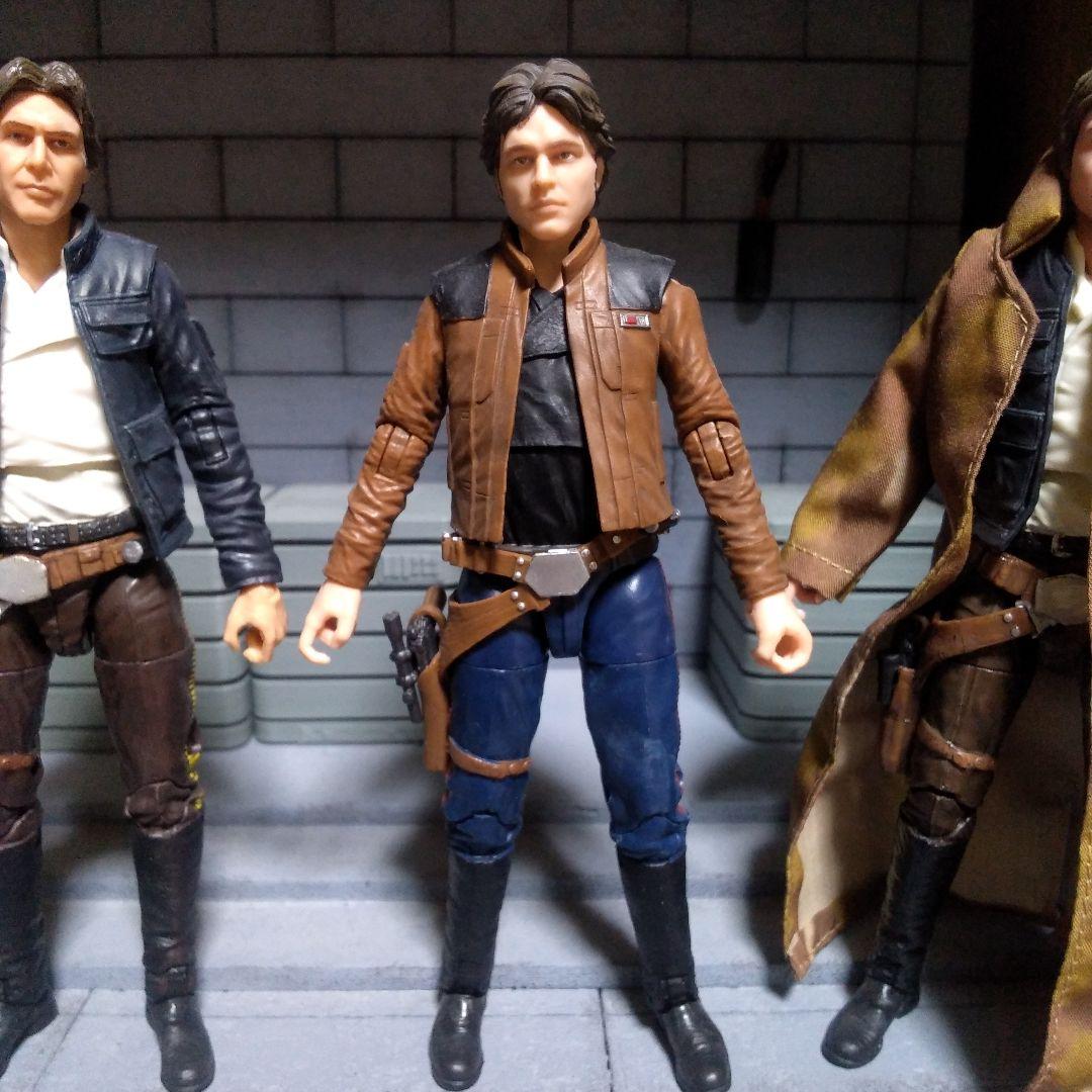 スターウォーズ　ブラックシリーズ　6インチ　ハンソロ4種セット