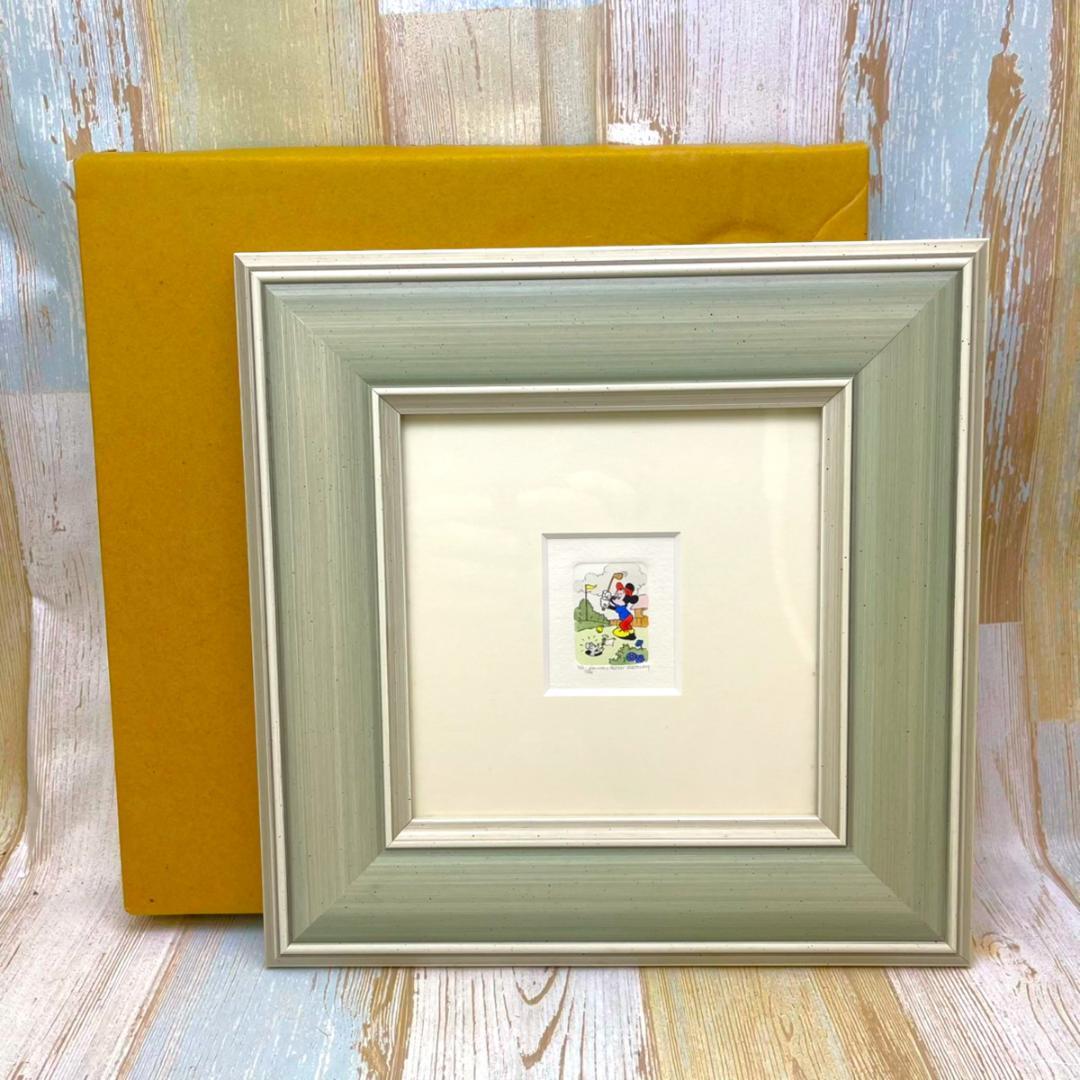 限定500枚★ミッキーマウス ゴルフ Golf★エッチング銅版画