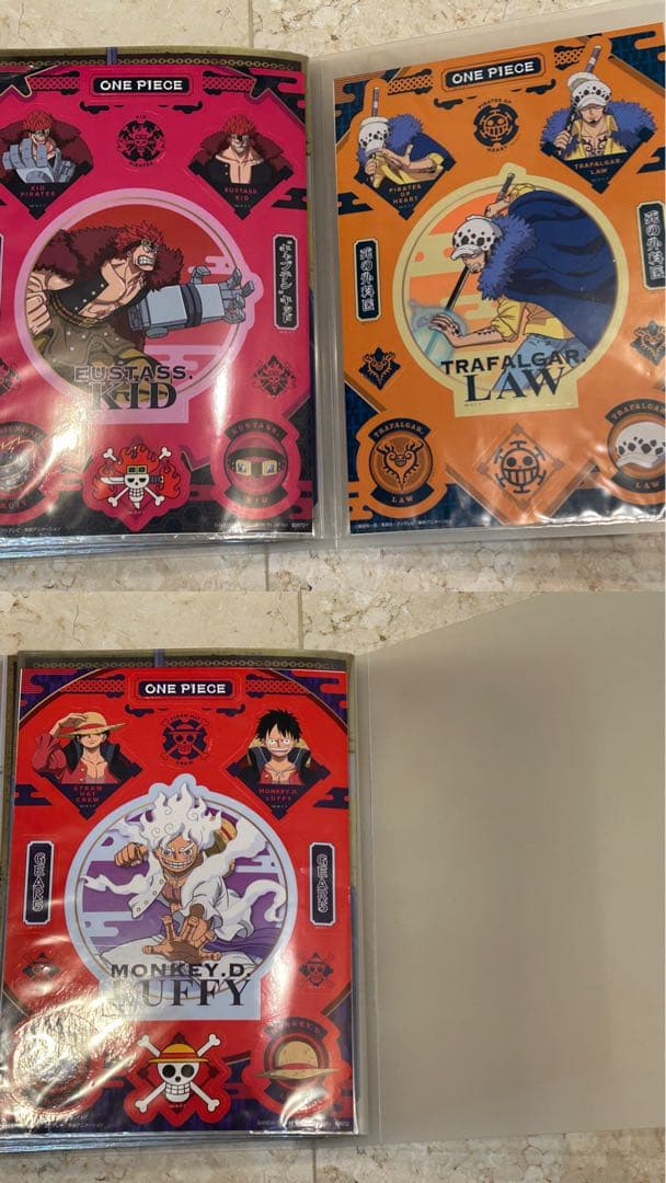 ワンピースA4クリアファイル　ONE PIECEコミックカバー　投票　一番くじ