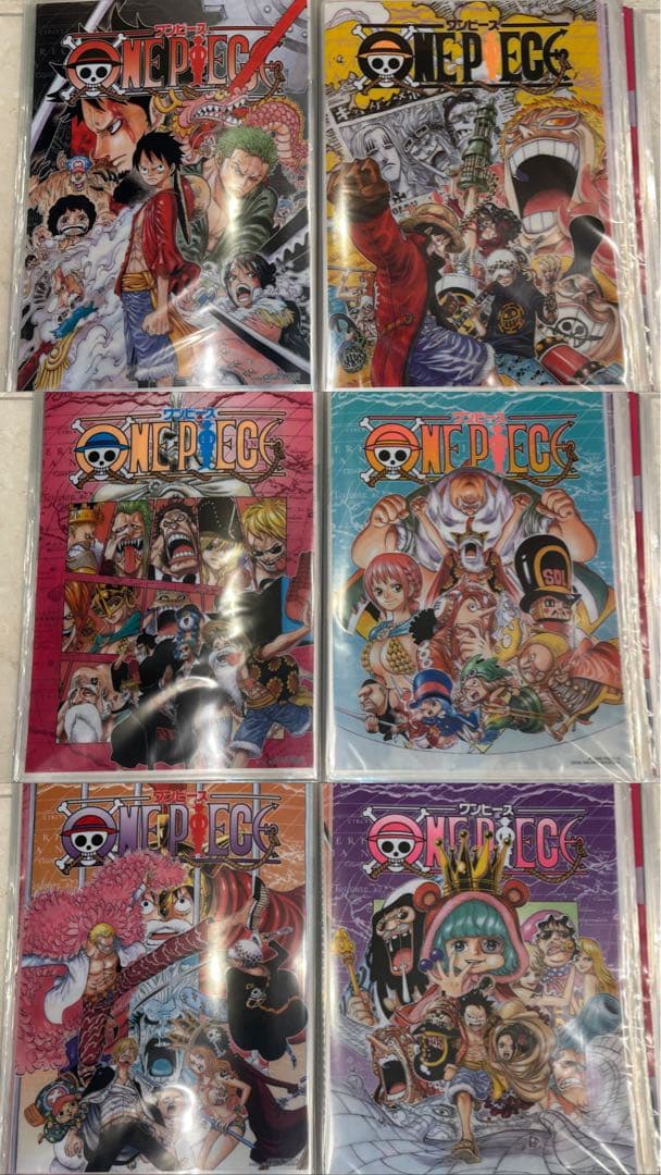 ワンピースA4クリアファイル　ONE PIECEコミックカバー　投票　一番くじ
