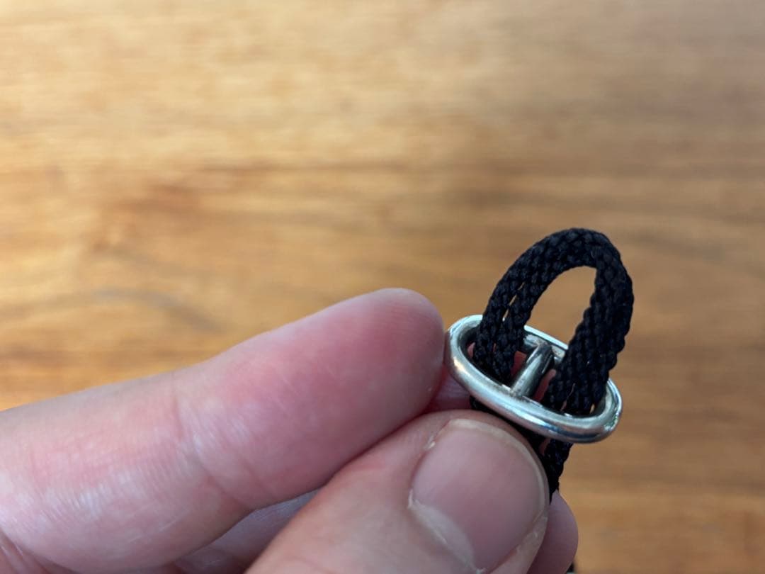 ル*ー様 【希少】HERMES スキッパー コード ブレスレット シェーヌダンク