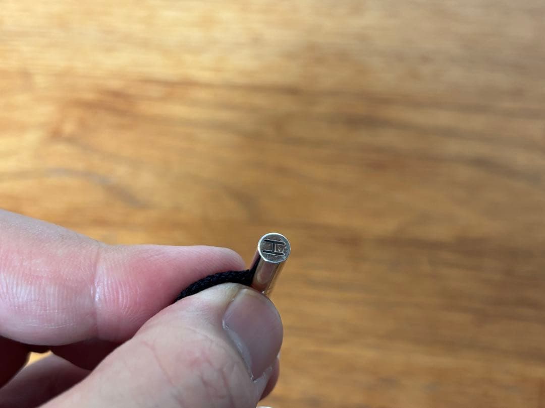 ル*ー様 【希少】HERMES スキッパー コード ブレスレット シェーヌダンク