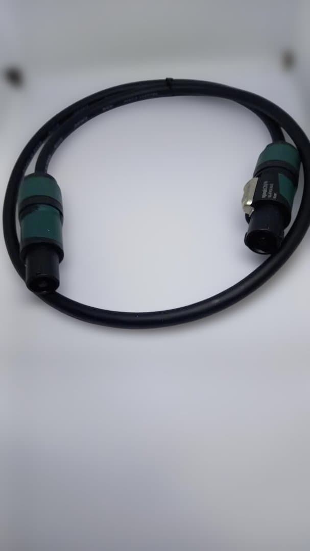 ■スピーカーケーブル その②■スピコン-スピコン■1ｍ■未使用×４本セット